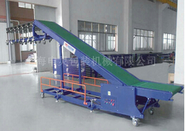使用可調式裝車輸送機,很方便